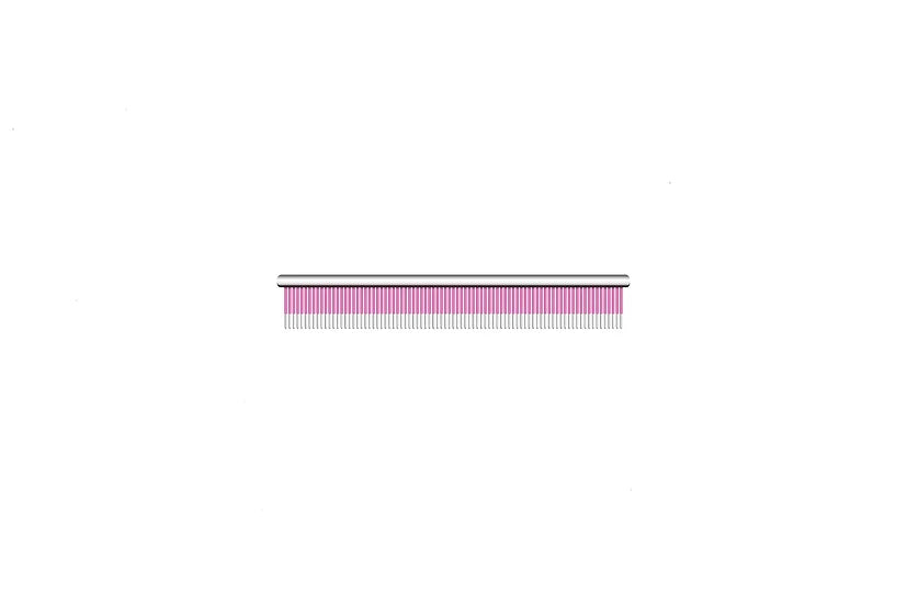 UTSUMI Mini pettine linea rosa